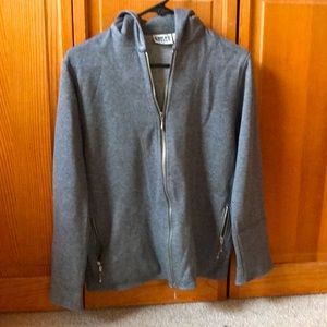 Zip up Hoodie with zipper accents